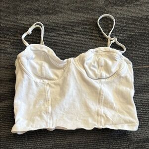 Sunday Best White Crop Top